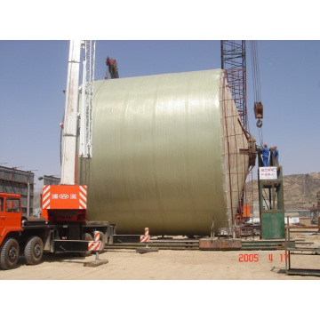 FRP Large Tank Winded at Site